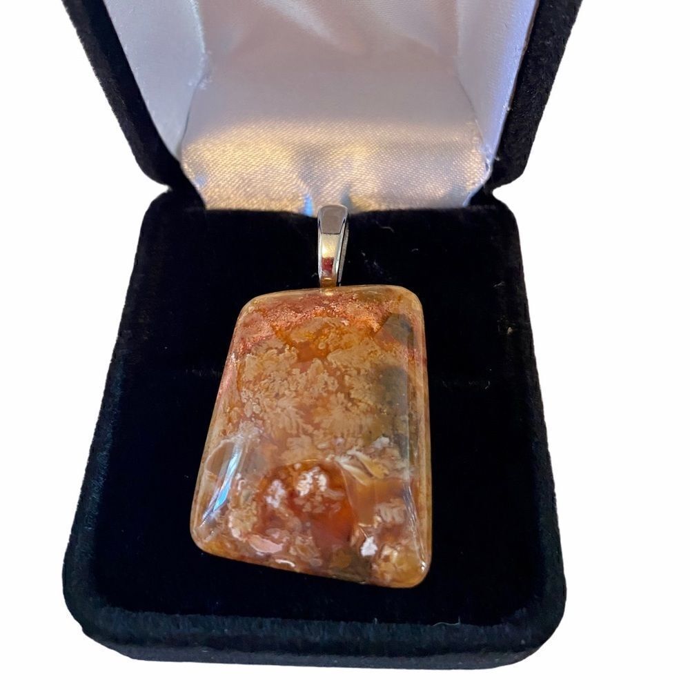 Geuine Jasper Pendant. Good Sized!